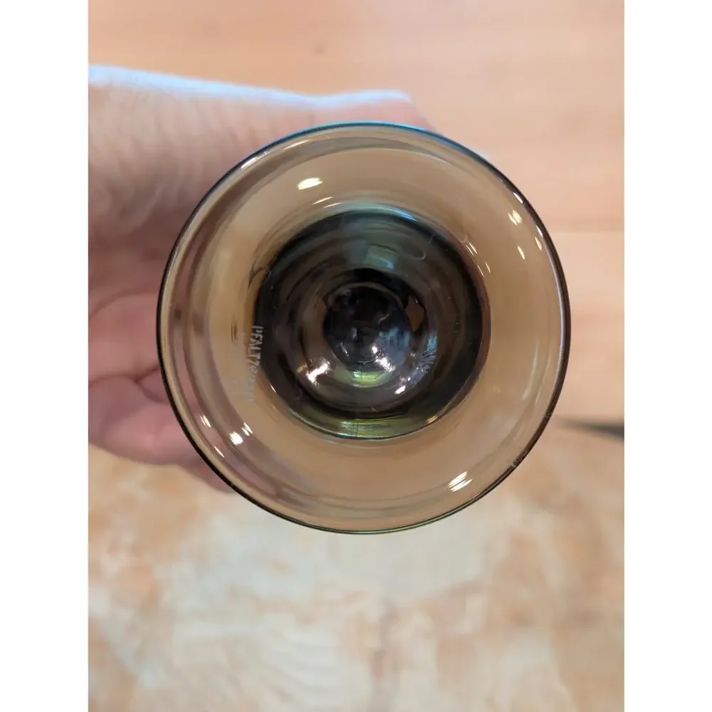 Vintage Pfaltzgraff Village Goblet Replacement Glass - Brown - 6